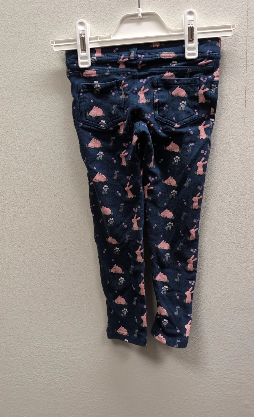 Steiff barn leggings med kaninmönster