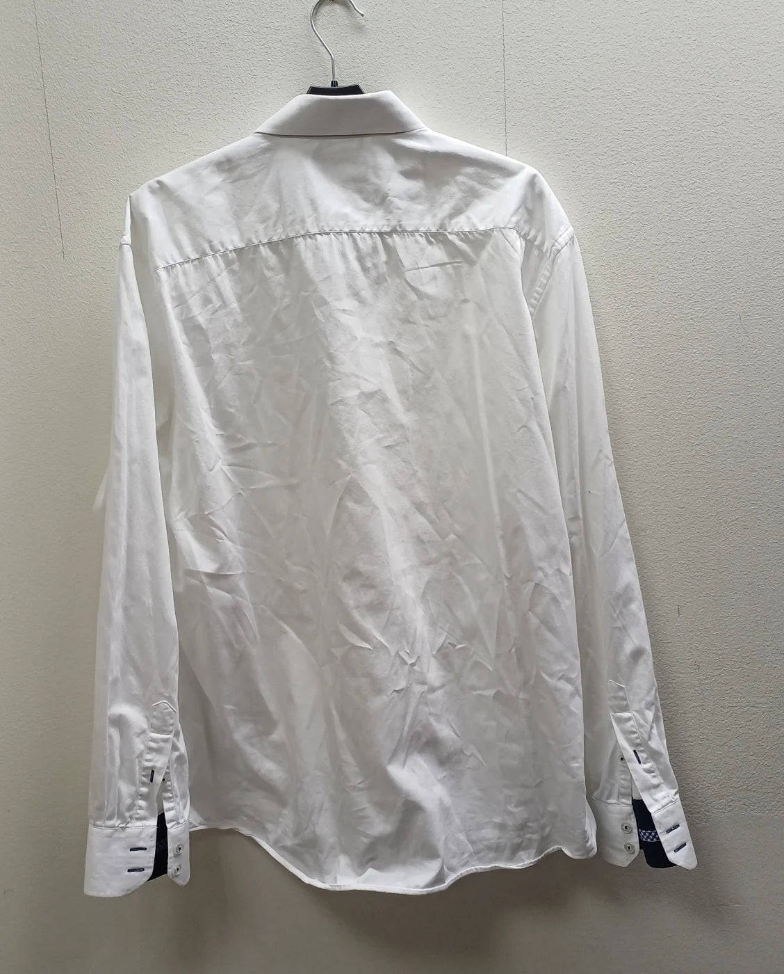 F S Finest Shirtmaker vit skjorta med modern passform