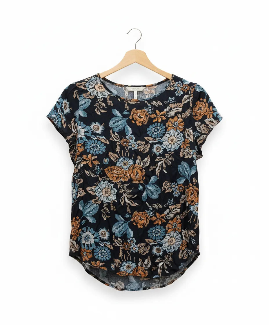 H&M blommig blus