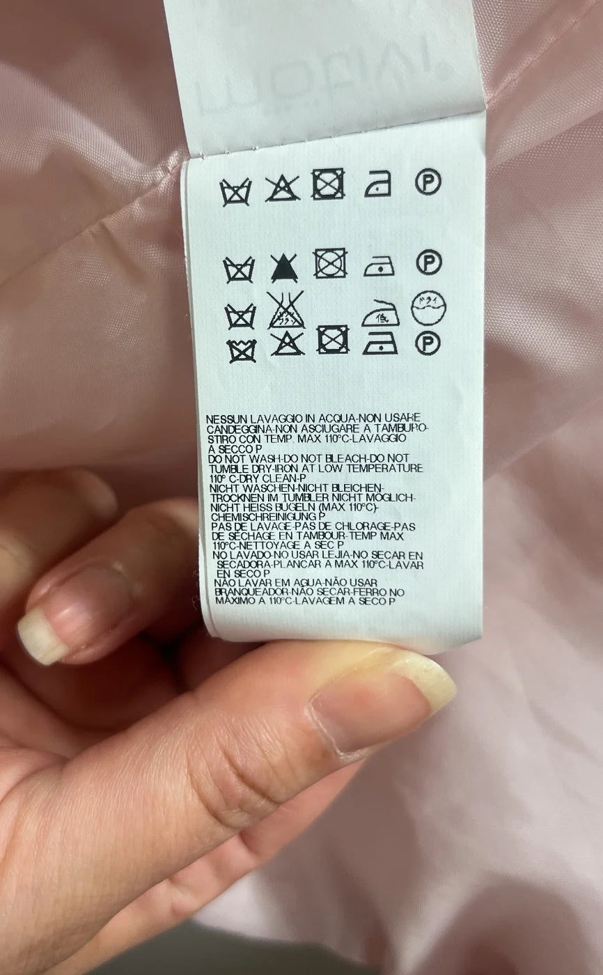 Mötivi rosa fuskpälsjacka