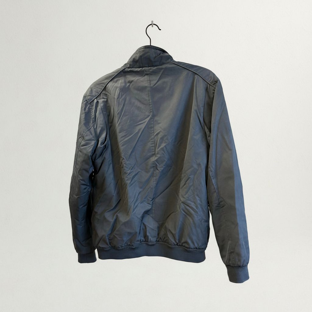 Jack's Sportswear Intl. marinblå jacka med dragkedja