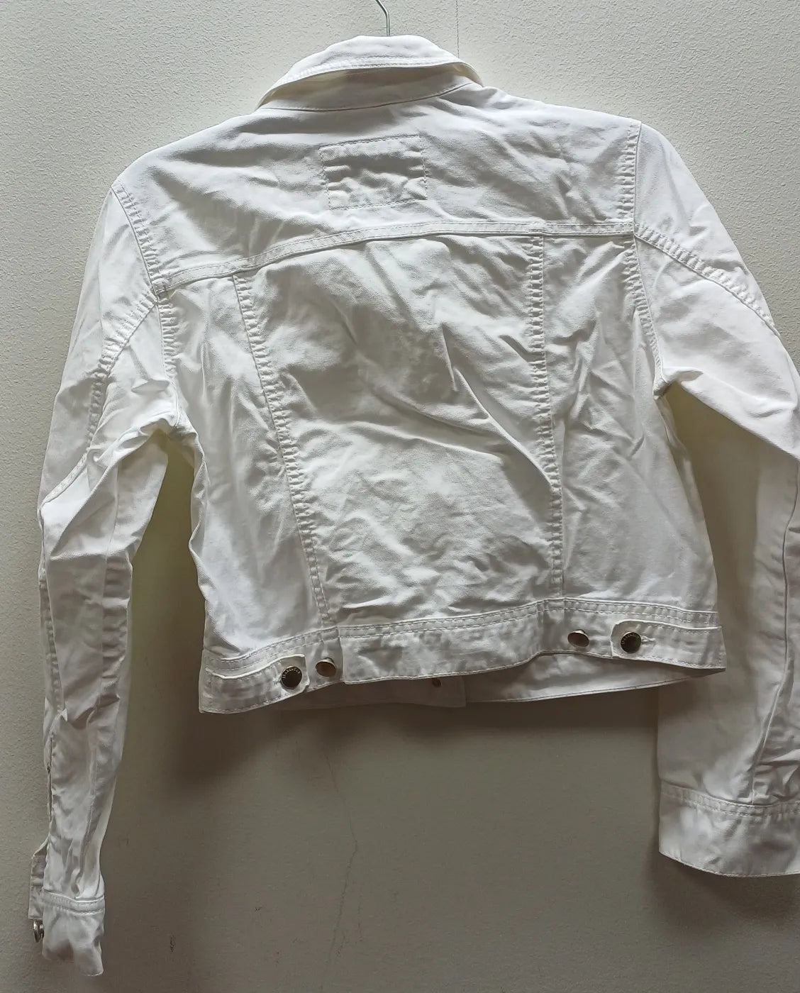 Lindex kort vit jeansjacka