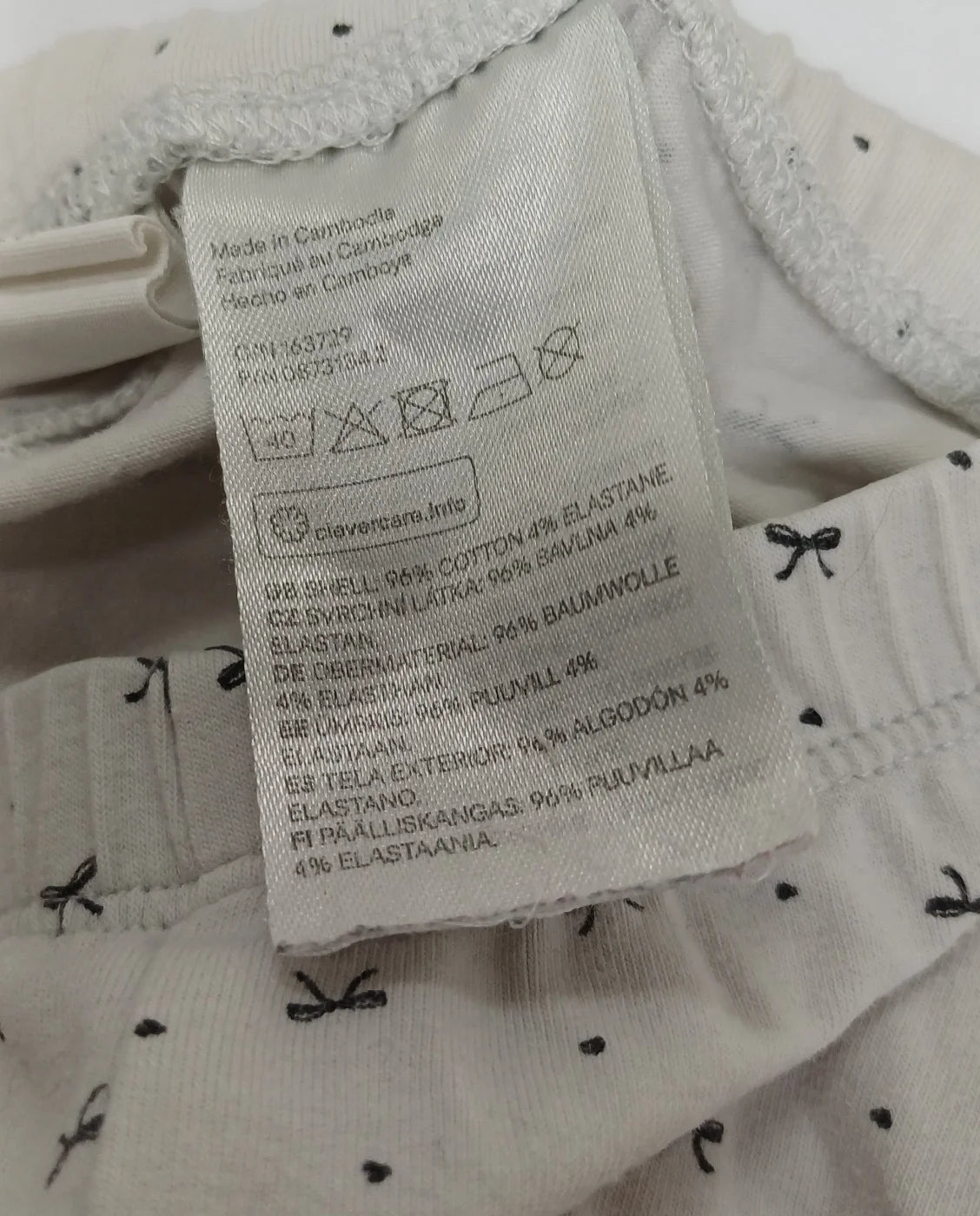 H&M Barn Vita Mönstrade Leggings