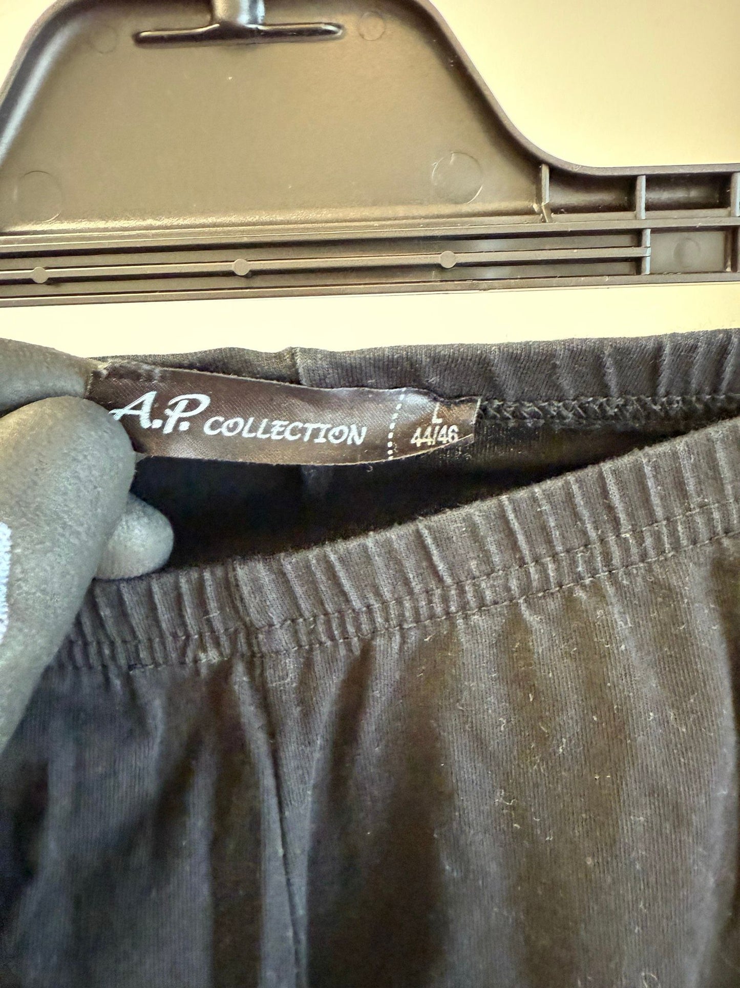 A.P. COLLECTION svarta leggings i jerseytyg