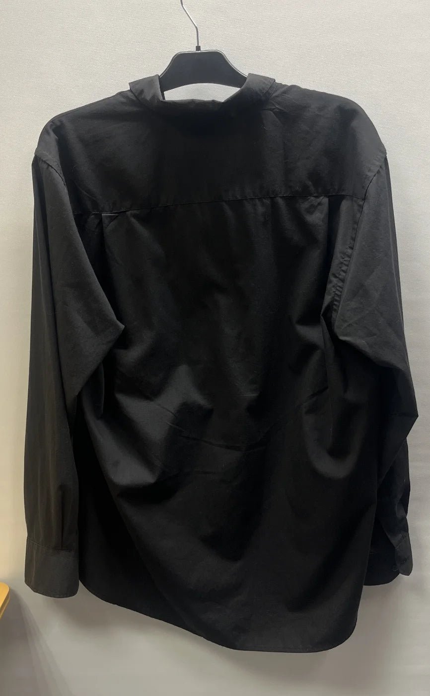 Pierre Cardin regular fit svart skjorta