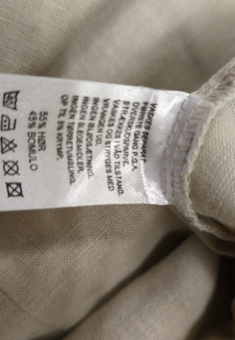 Fransa broderad beige ärmlös topp