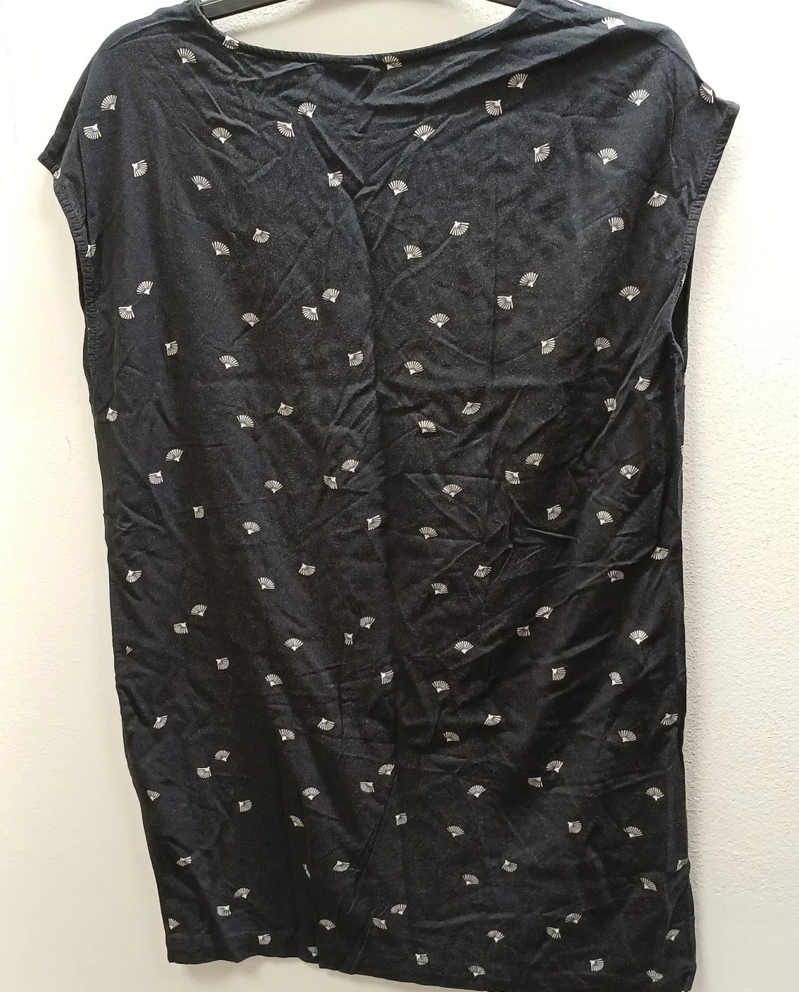 Vero Moda svart mönstrad t-shirt med kort ärm