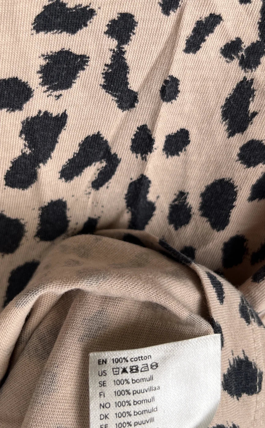 Lindex djurmönstrad t-shirt med kort ärm