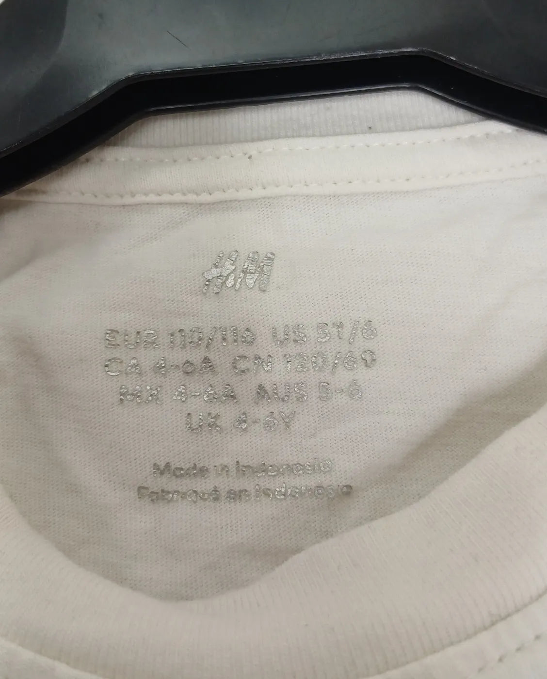 H&M Barn Vit T-shirt med Tryck