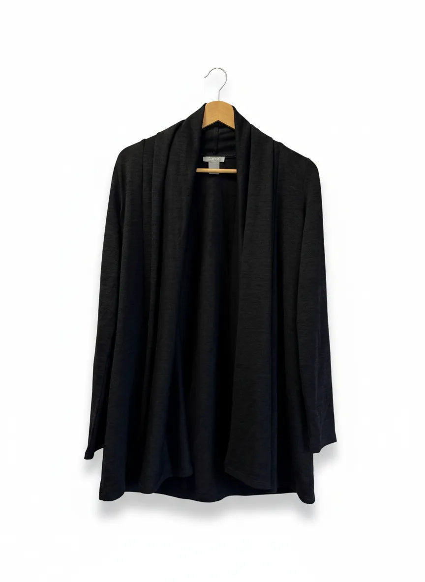 Lindex svart öppen cardigan