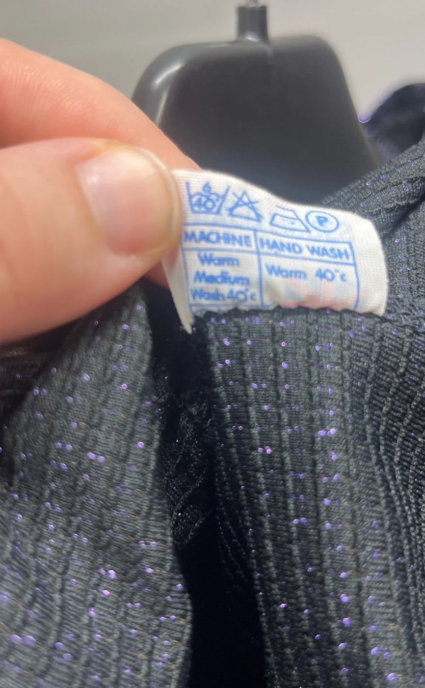 Body Talk glittrig färgblock bodysuit