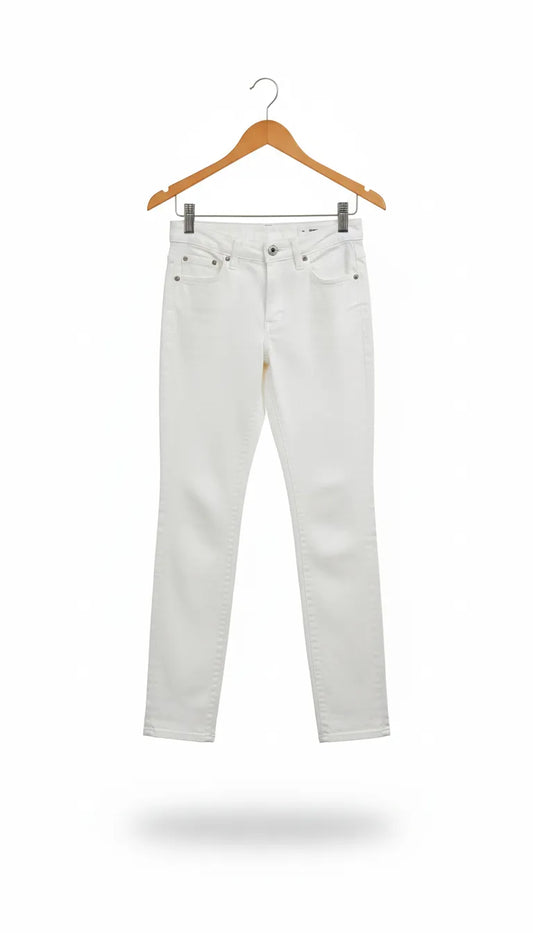 KappAhl vita smala jeans