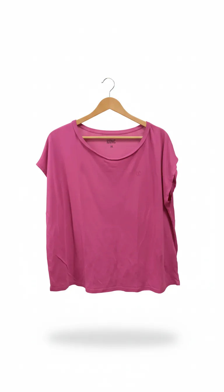 Iconic rosa kortärmad t-shirt