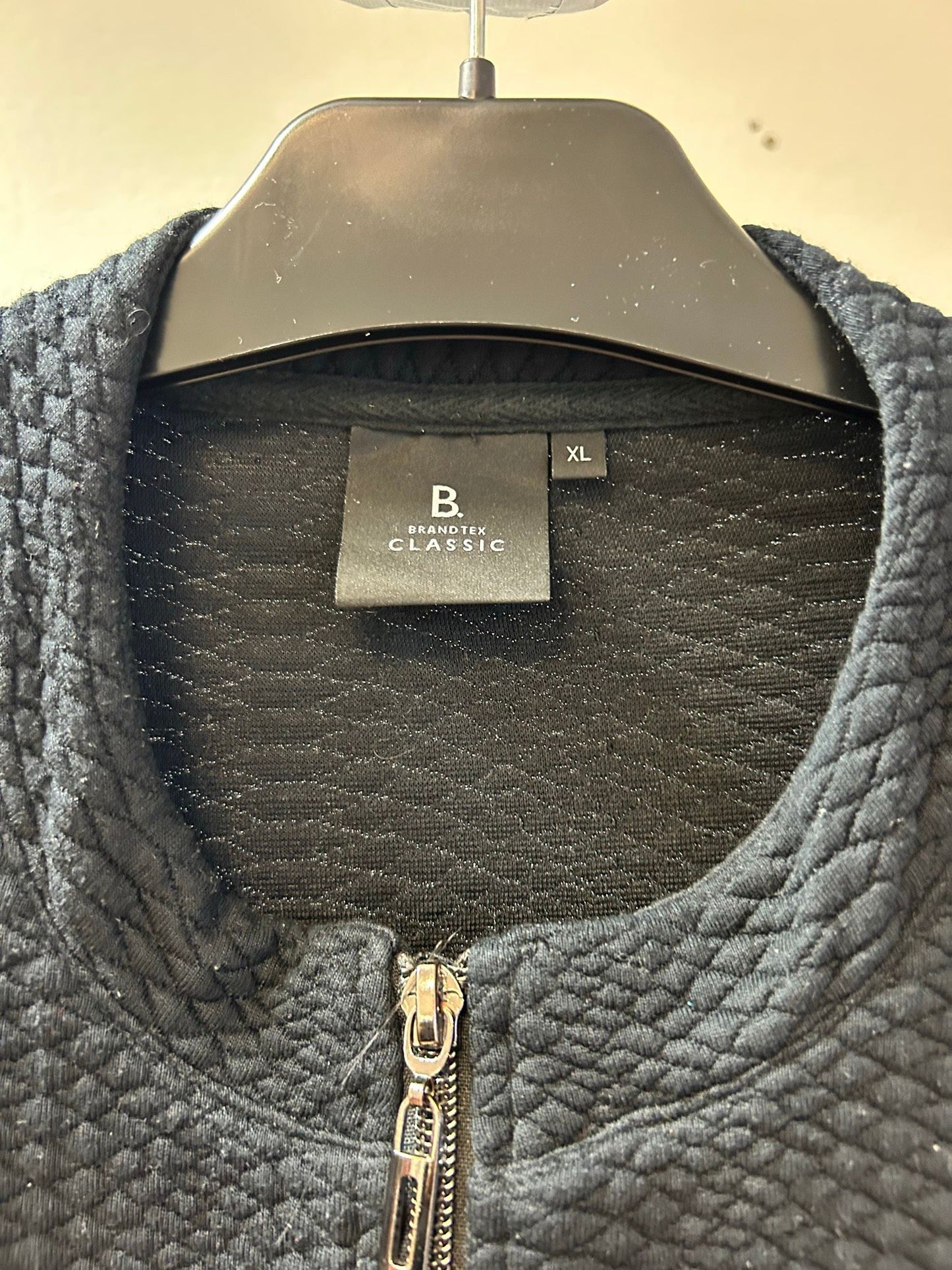 B. Brandtex Classic quiltad svart jacka