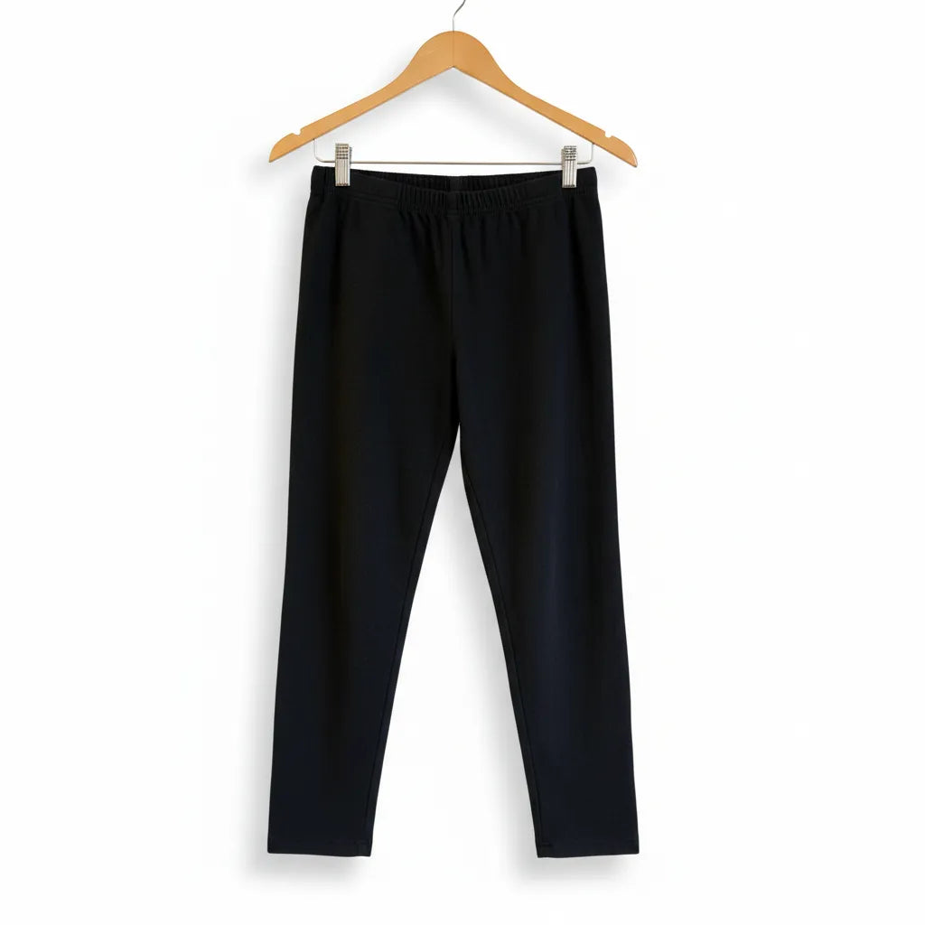 A.P. COLLECTION svarta leggings i jerseytyg