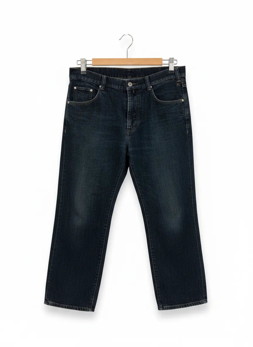 Meyer mörk marinblå jeans för herr