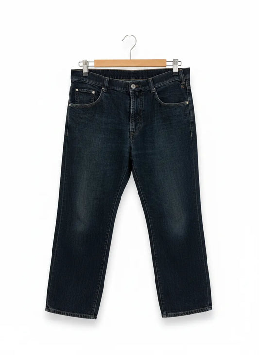 Meyer mörk marinblå jeans för herr