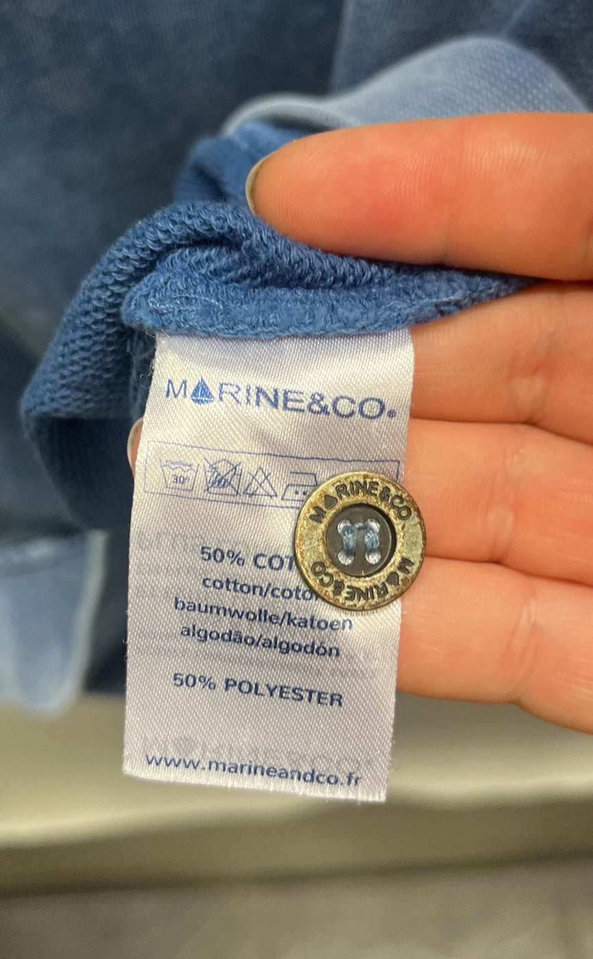 Marine&Co Nautical långärmad piké