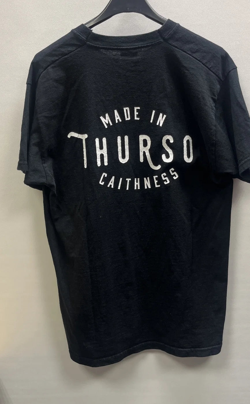 Fruit of the Loom svart t-shirt med tryck