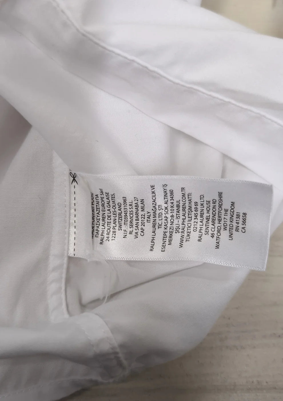 Ralph Lauren vit skjorta