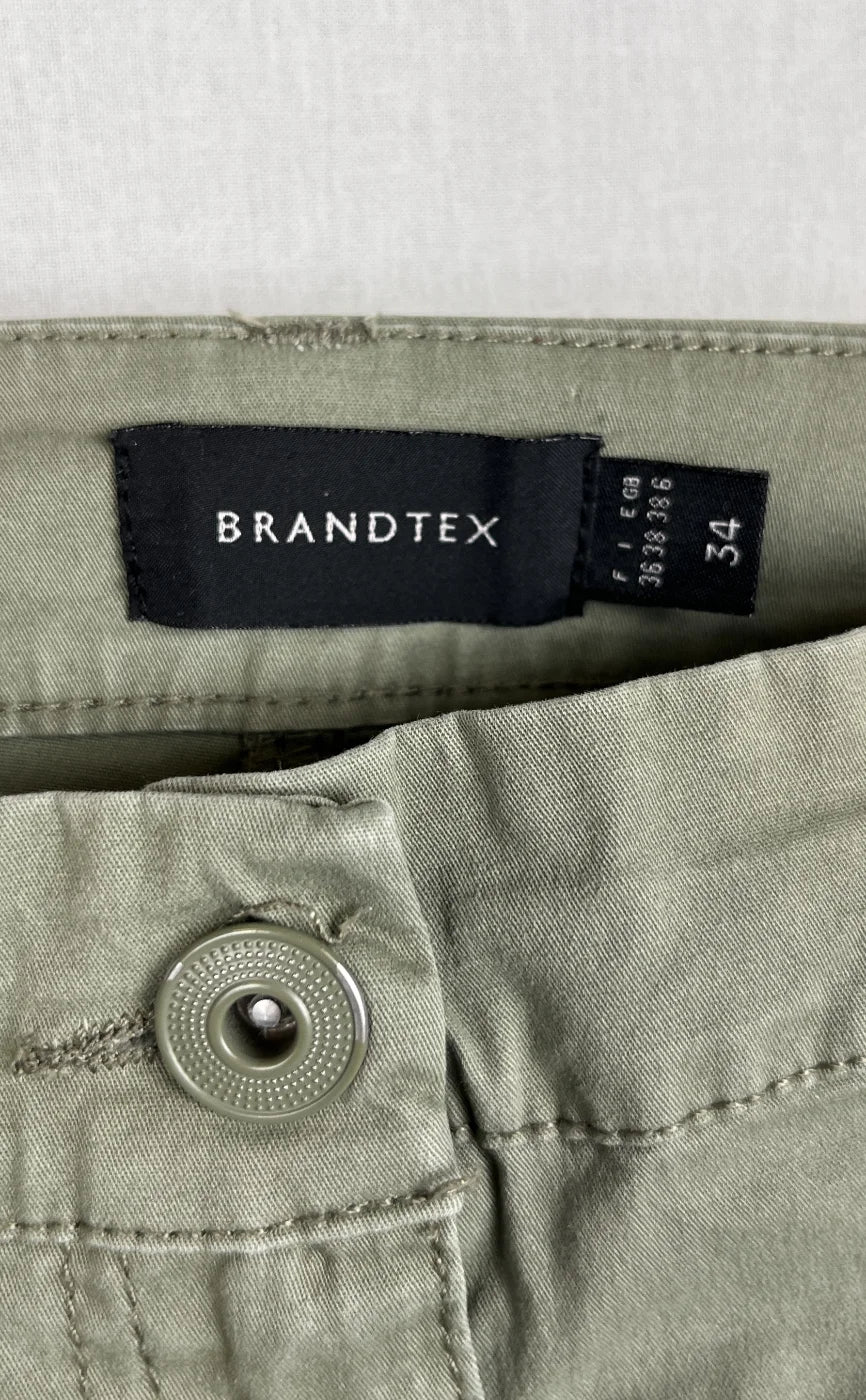 Brandtex olivgröna cargoshorts