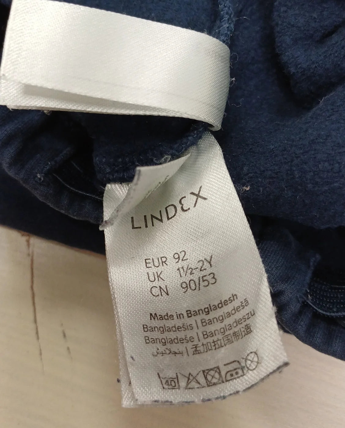 Lindex barn marinblå leggings