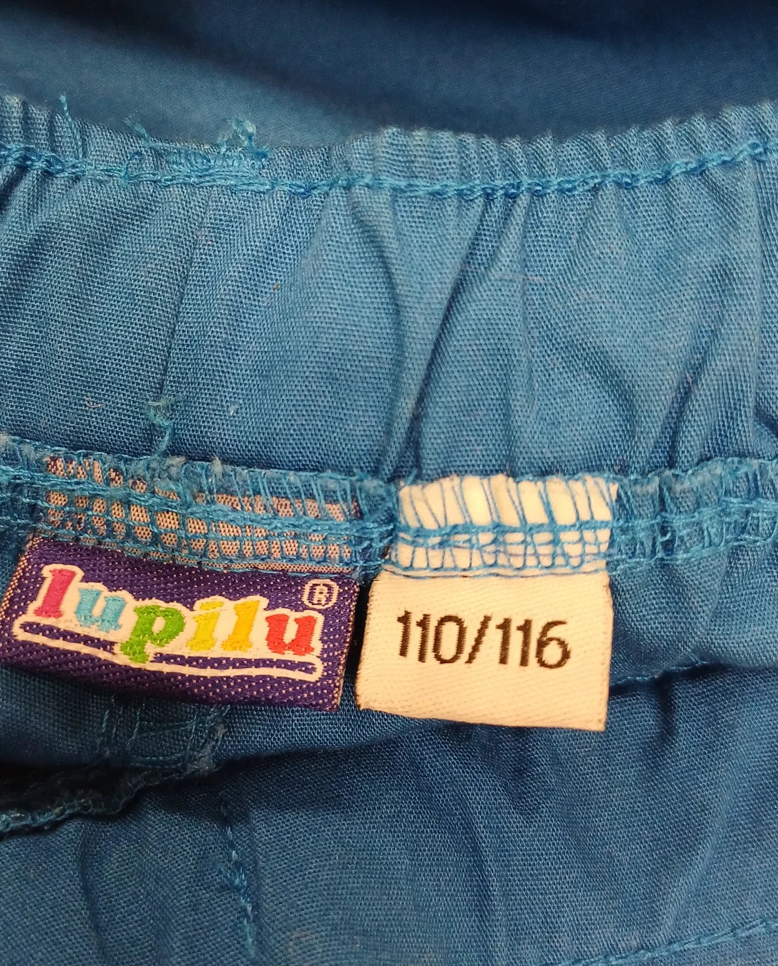 Lupilu blå bomullsshorts för pojkar