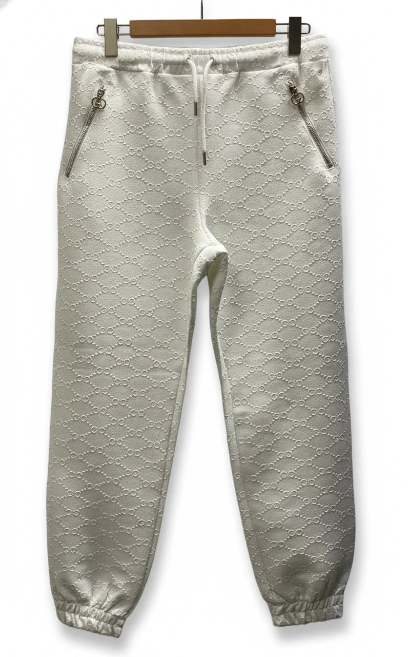 Gucci vita sweatpants med präglat mönster