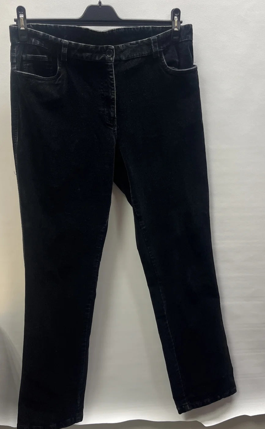 Gianini svarta sammetsjeans