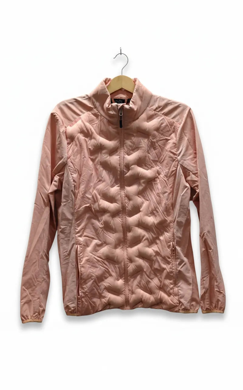 New Apparel lättvikts quiltad jacka rosa