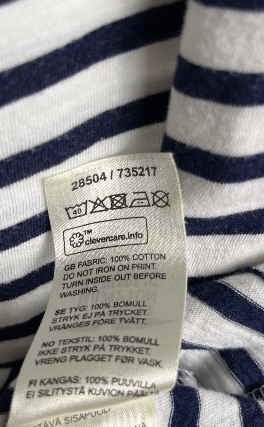 Hampton Republic randig t-shirt med kort ärm