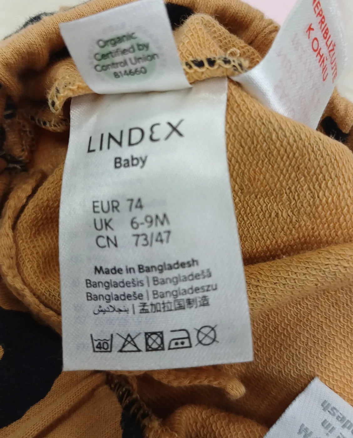 Lindex baby shorts med leopardmönster