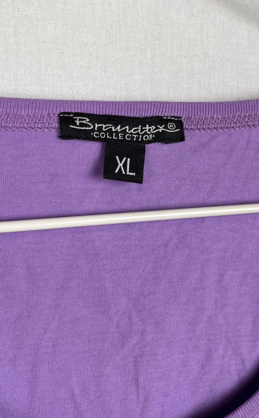 Brandtex lila ärmlös topp