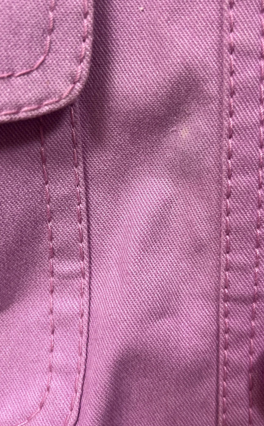 Moschino Cheapandchic rosa jacka med bälte