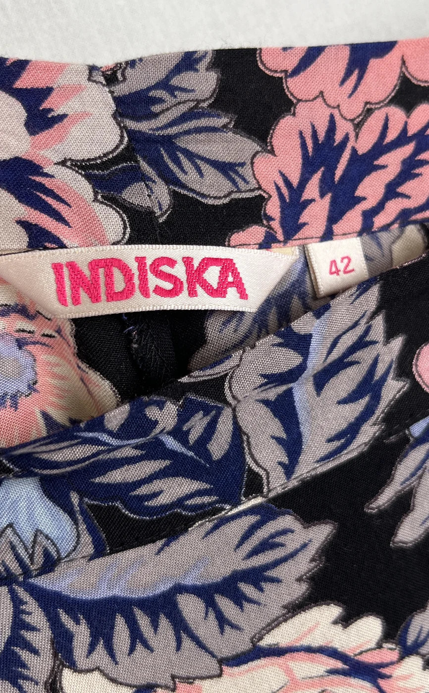 Indiska blommig omlottkjol