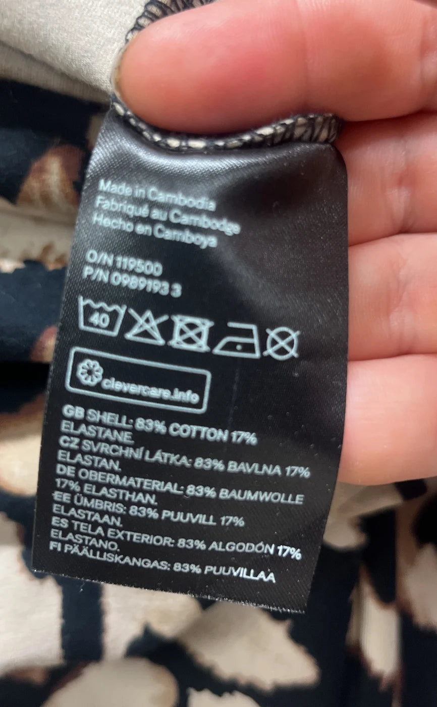 H&M djurmönstrad playsuit