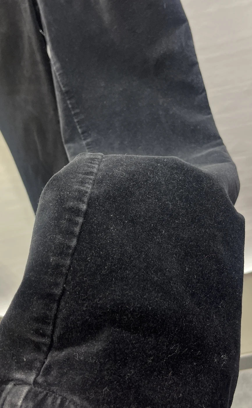 Gianini svarta sammetsjeans