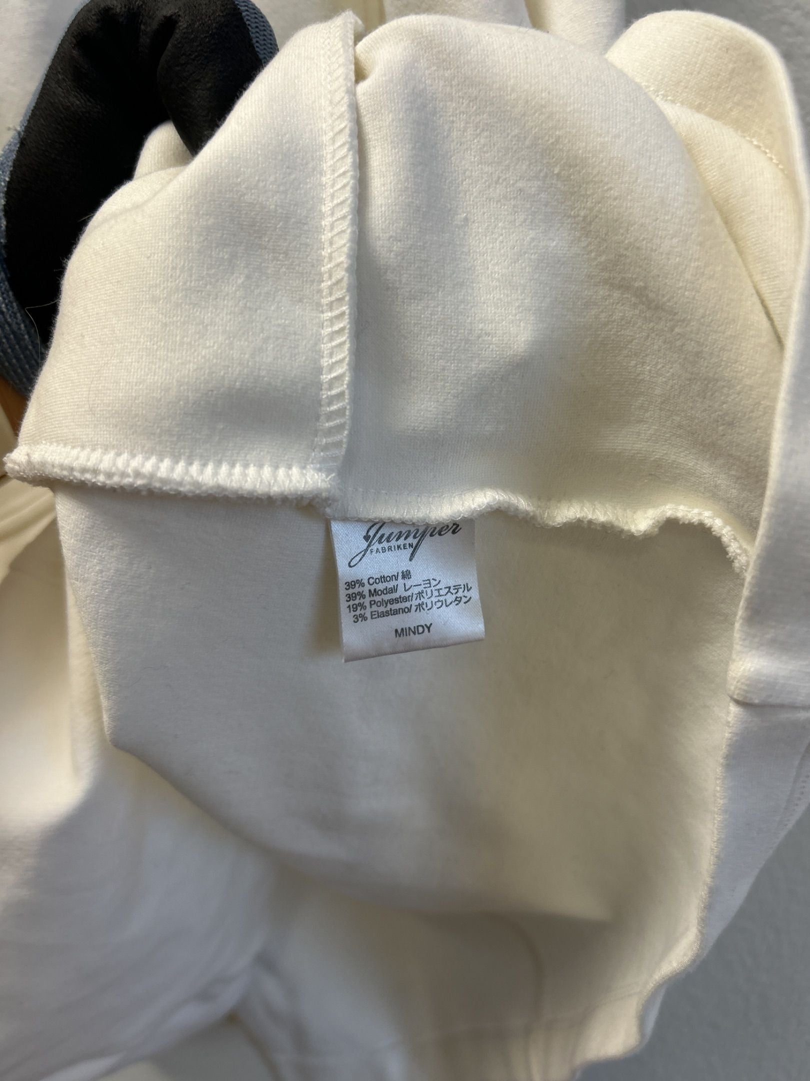 Jumper Fabriken ärmlös vit klänning M