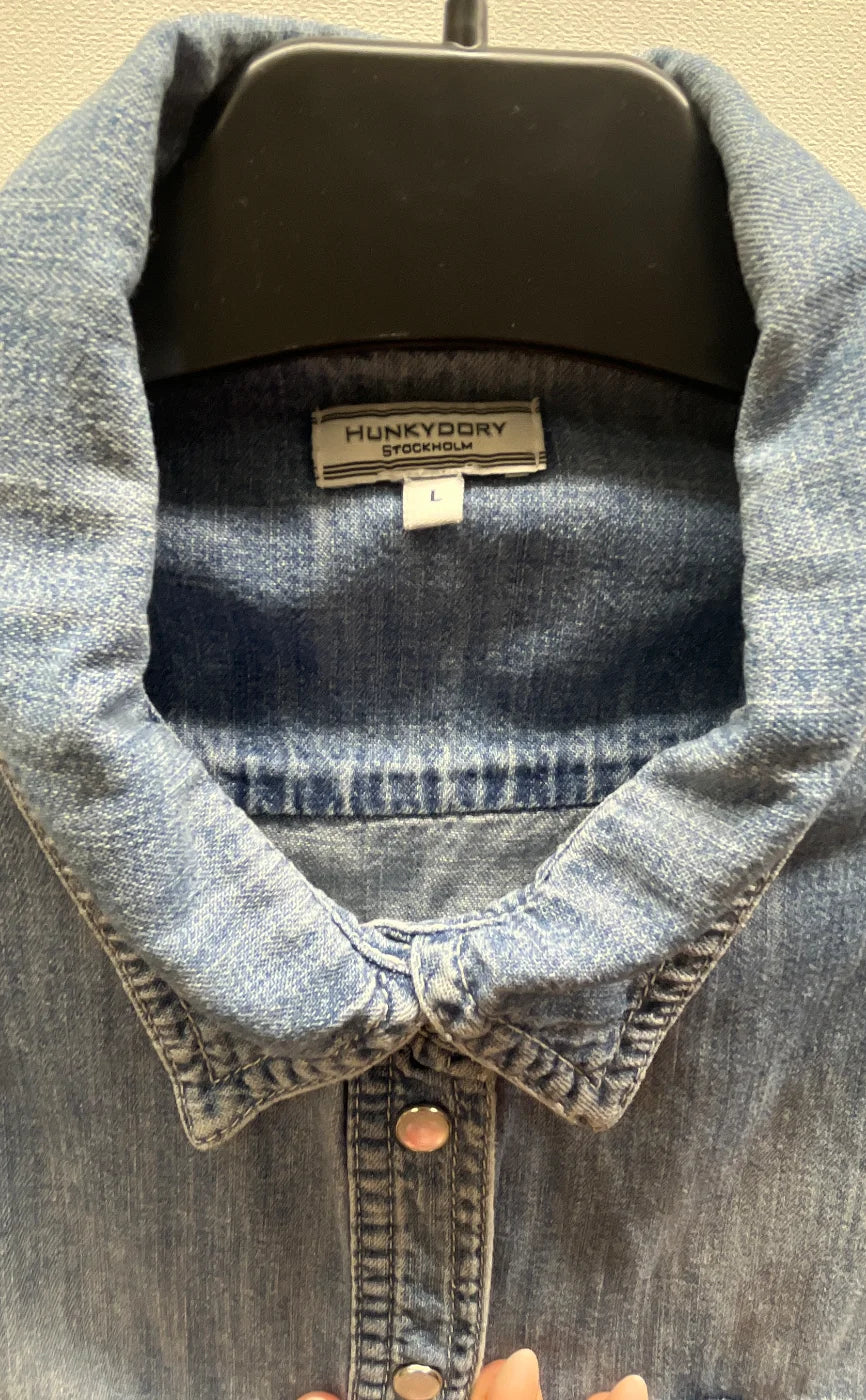 Hunkydory denimskjorta med knappar