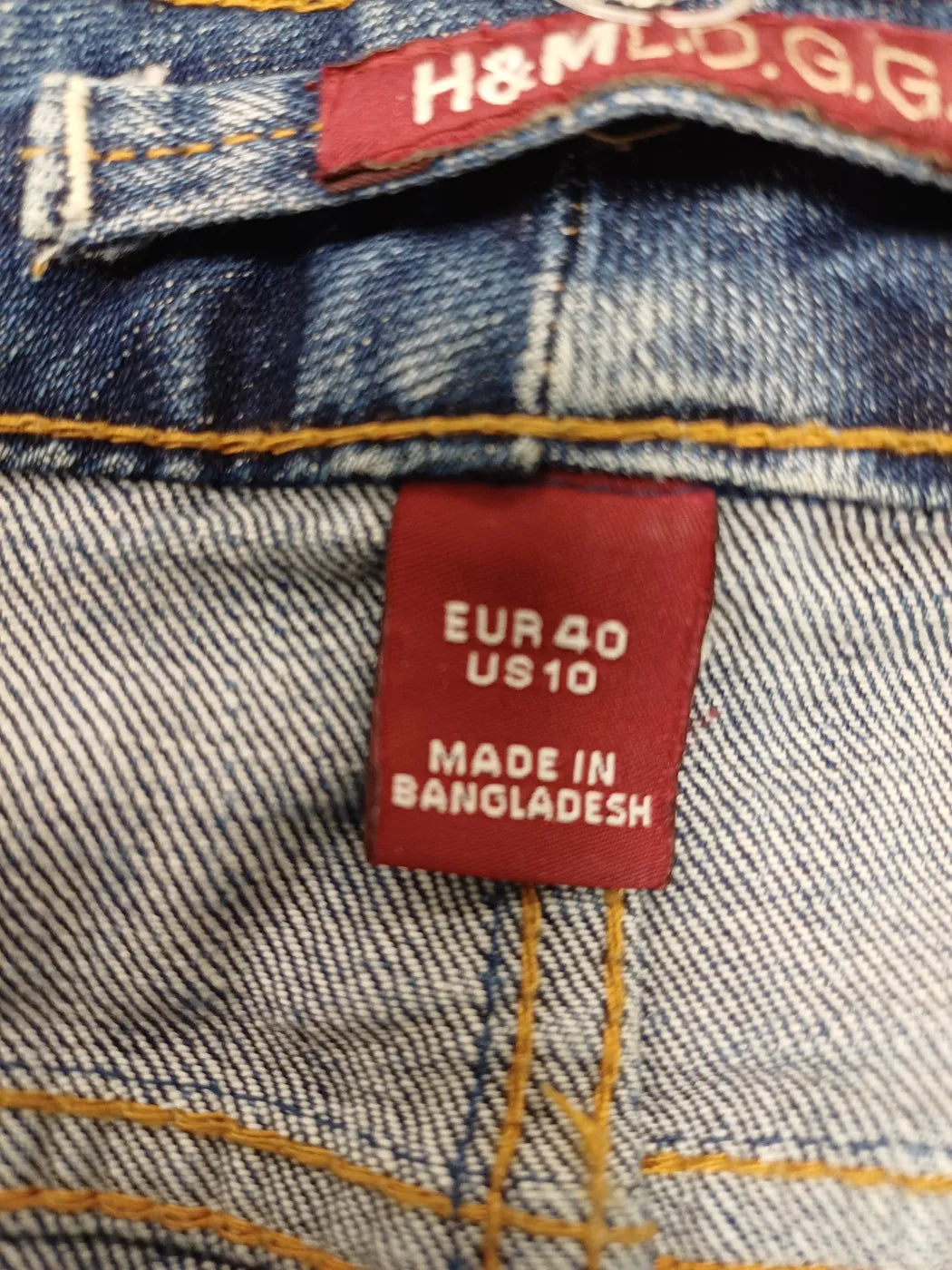 H&M L.O.G.G. jeanskjol