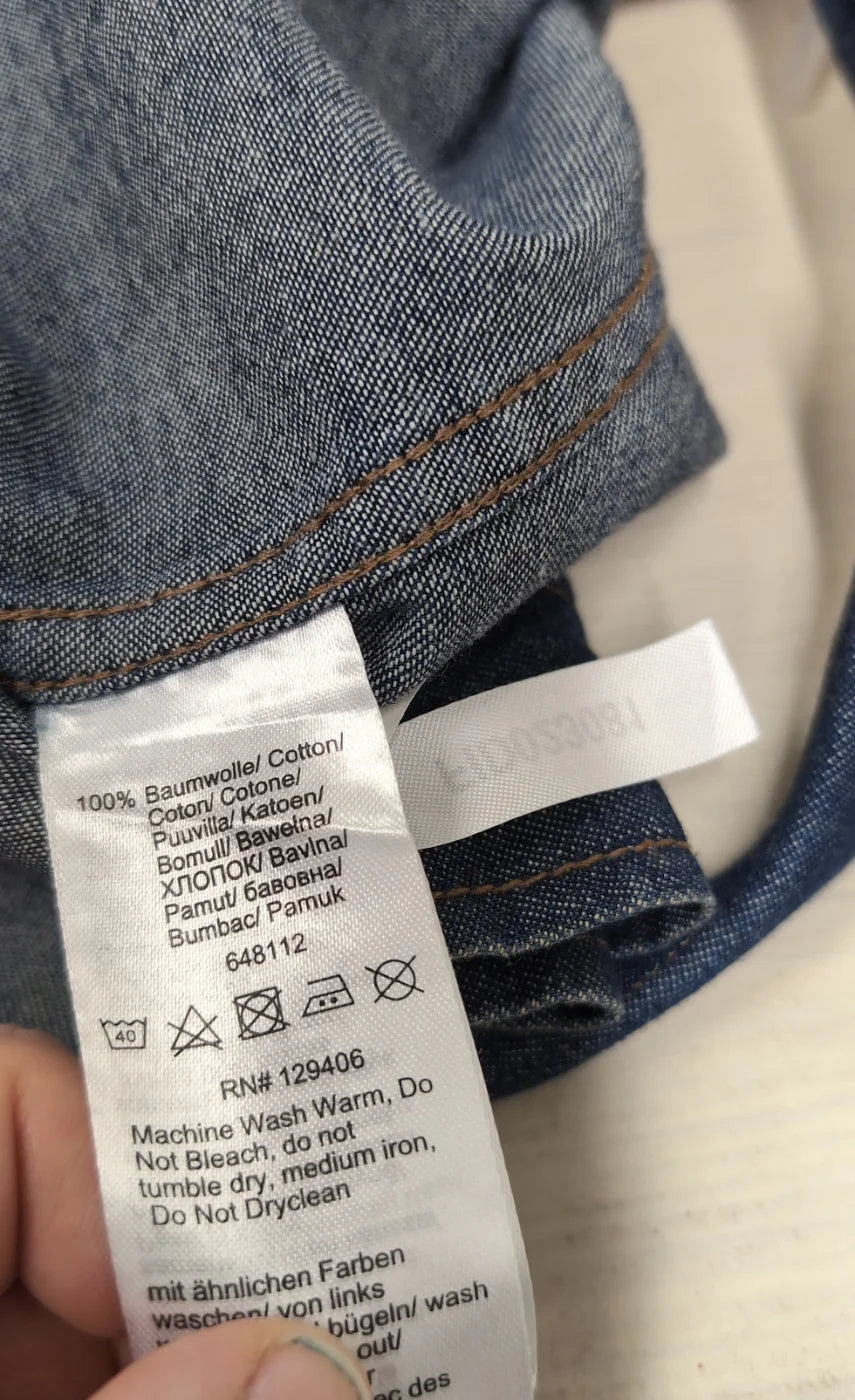 John Baner denimskjortklänning
