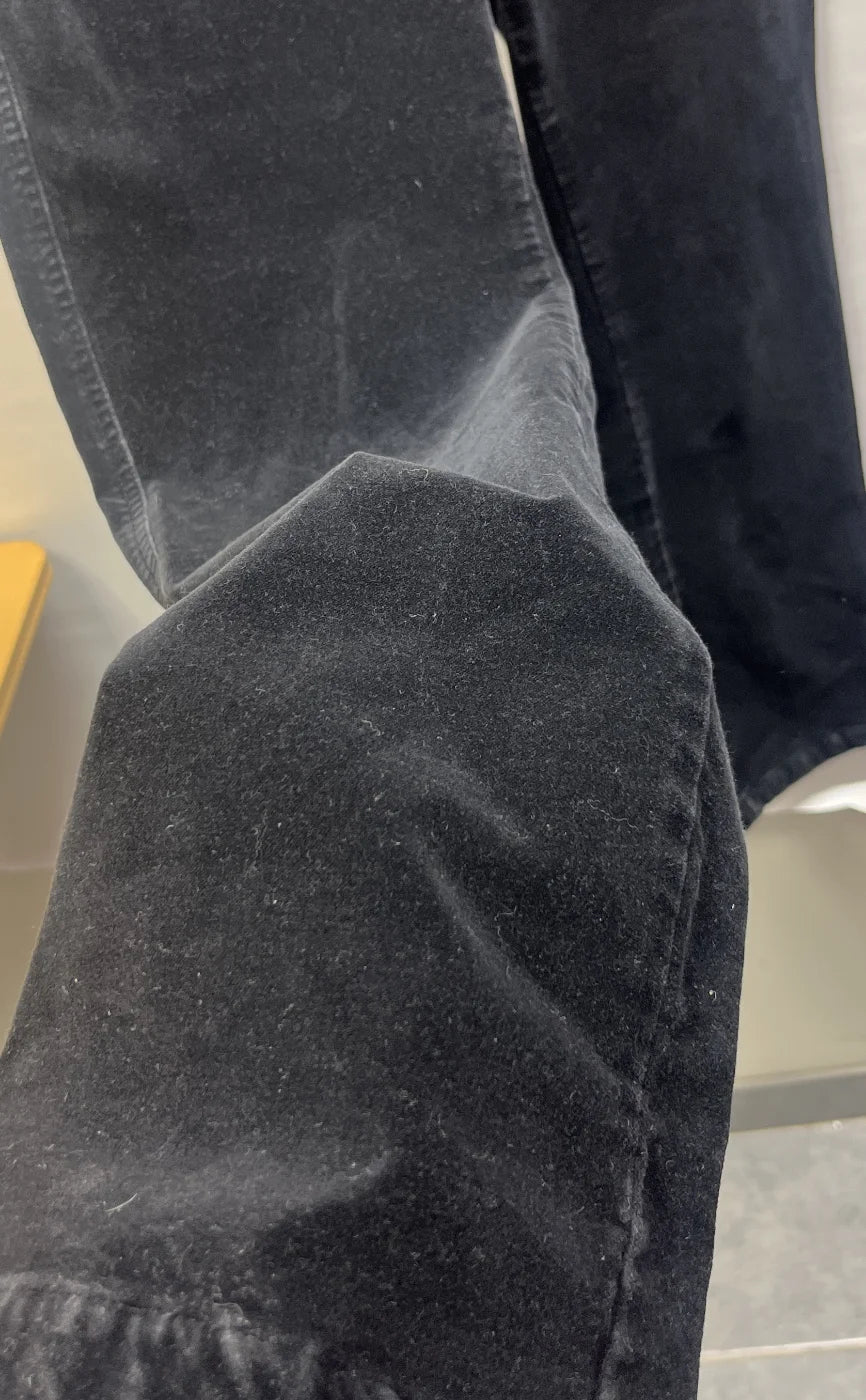 Gianini svarta sammetsjeans