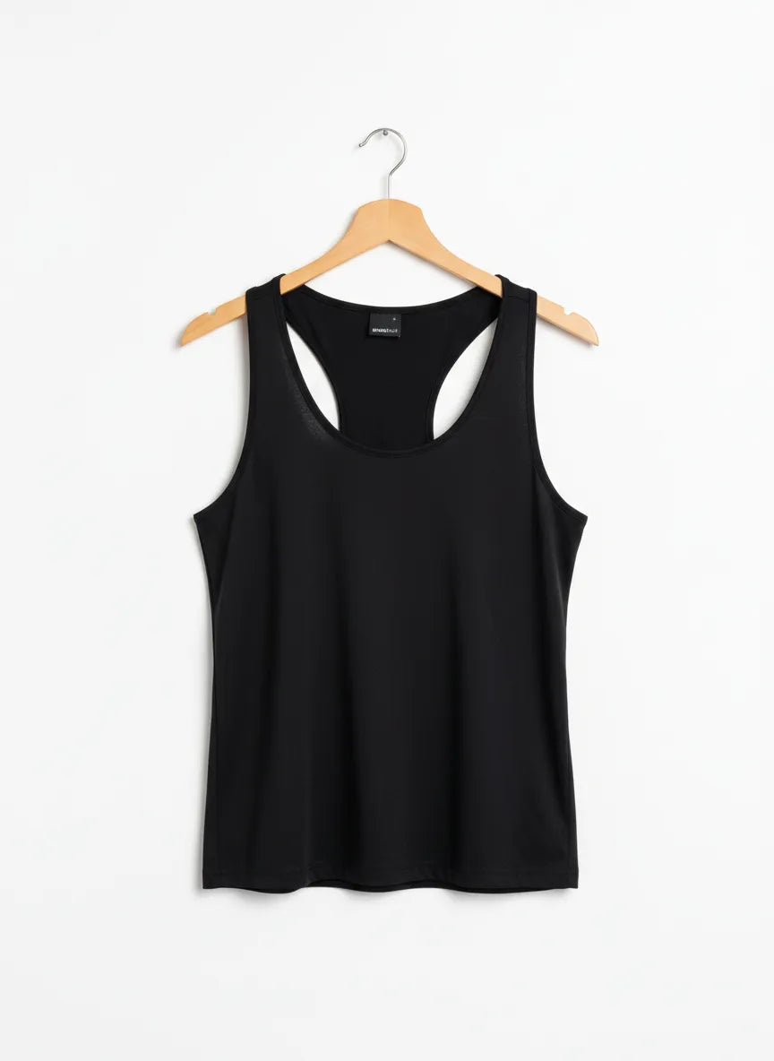 Gina Tricot svart racerback-linne