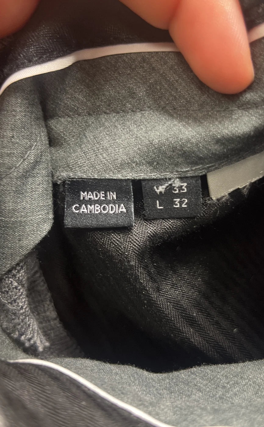 Selected Homme grå slim fit-byxor