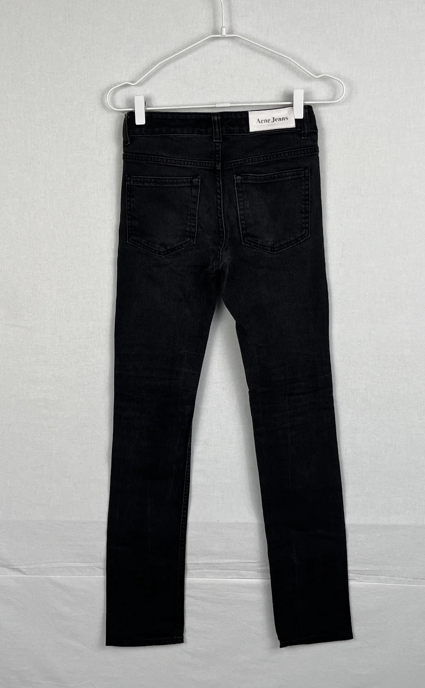 Acne Jeans svarta smala jeans