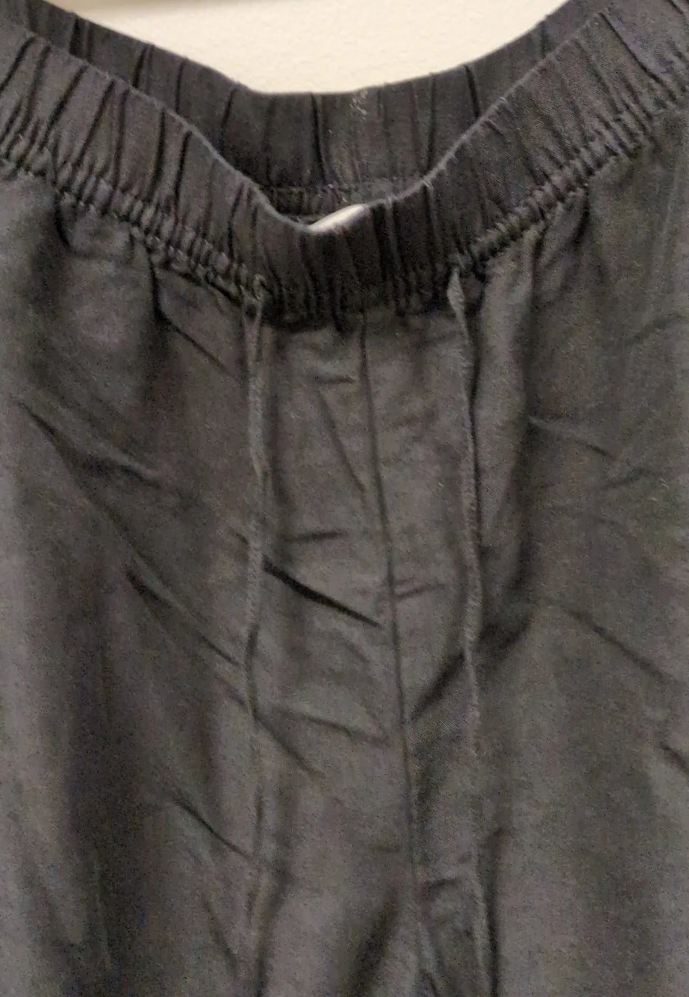 H&M svarta linneblandade byxor