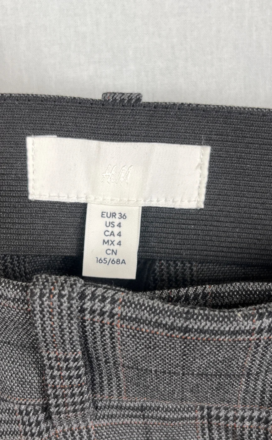 H&M rutiga figursydda byxor