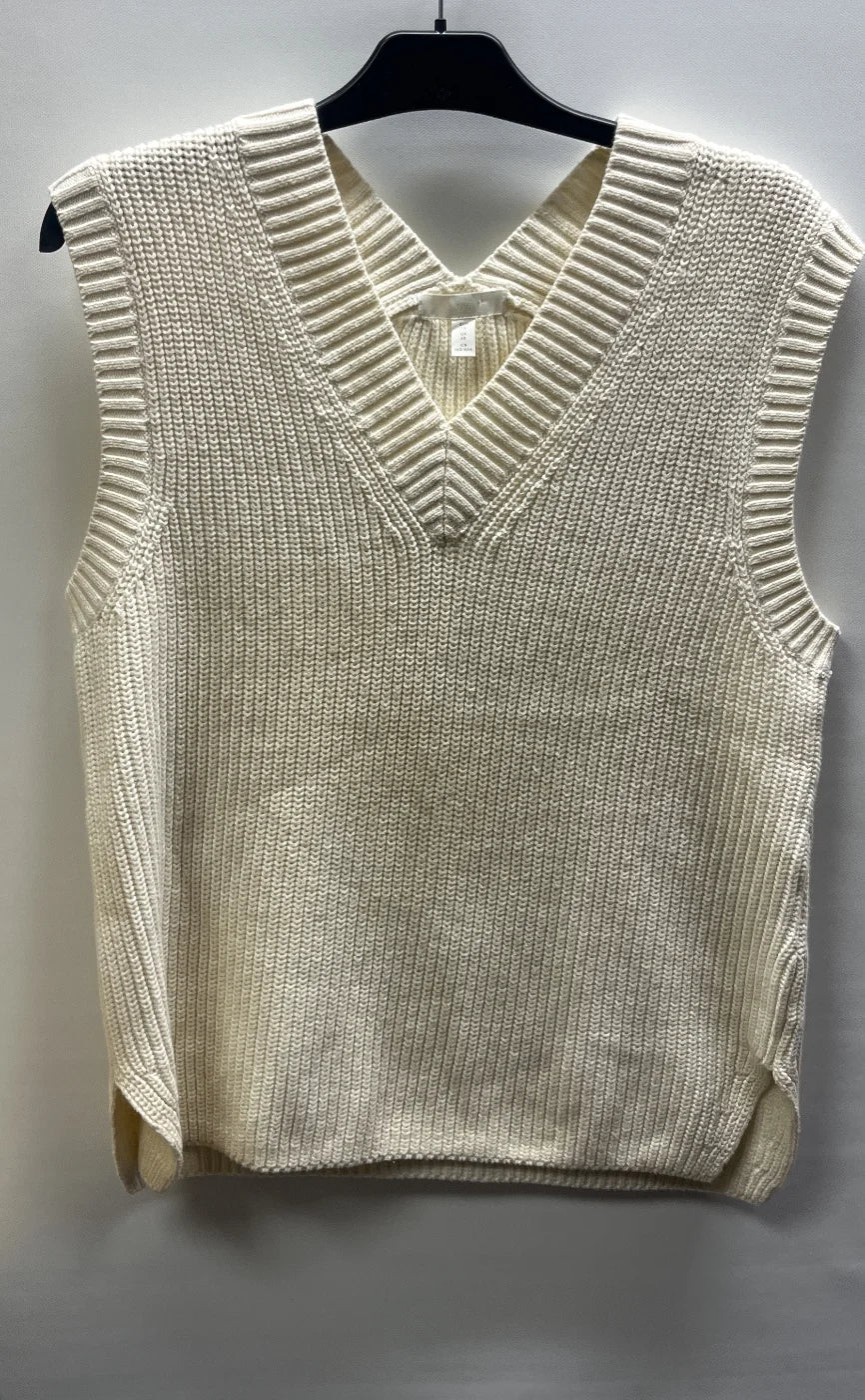 H&M Ribbad V-ringad Stickad Väst