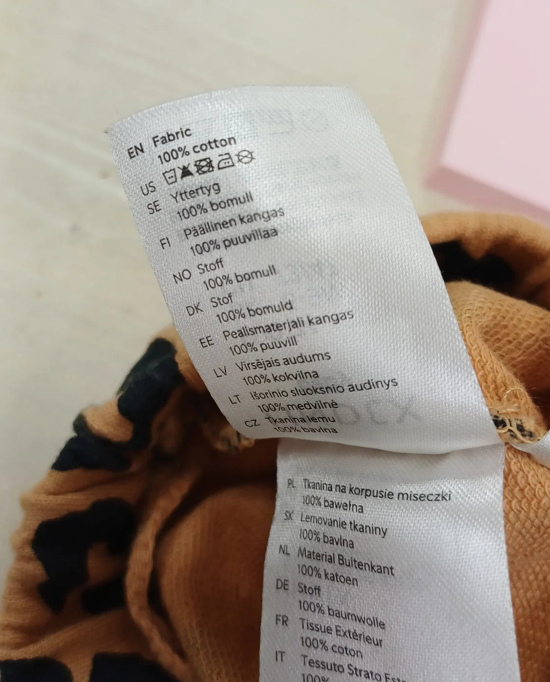 Lindex baby shorts med leopardmönster