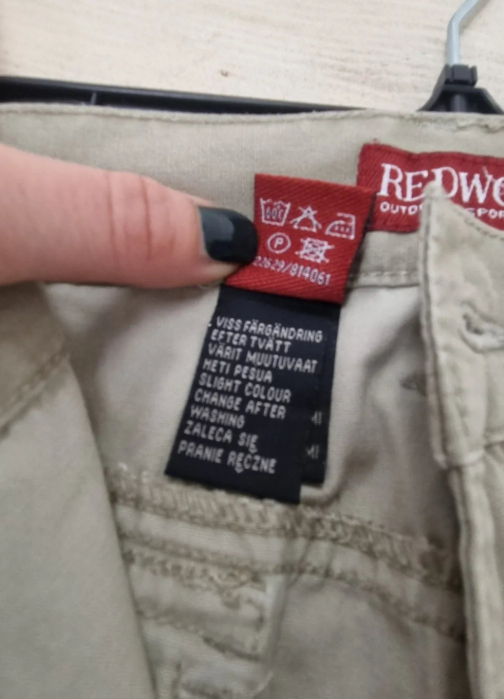 Redwood beige cargo-zip-off-byxor